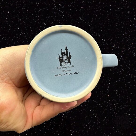 WALT DISNEY WORLD COFFEE CUP MUG Mickey Mouse Ceramic Made In Thailand 4.5”T 3”W - Picture 4 of 13